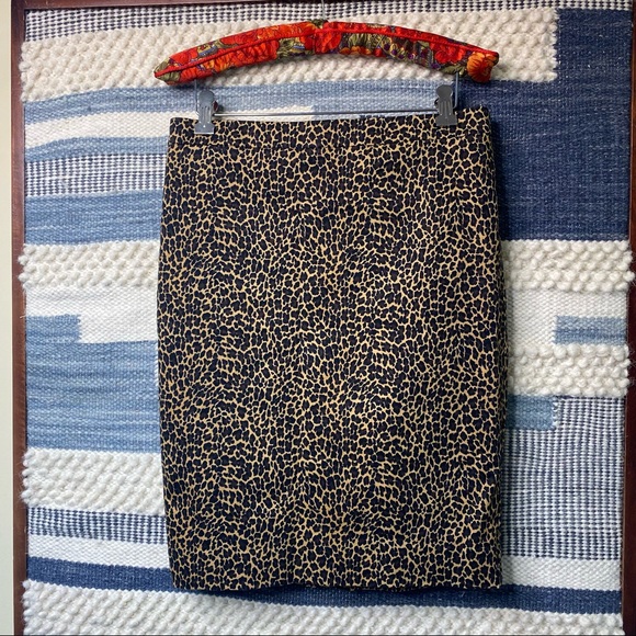 J. Crew Dresses & Skirts - J. Crew Leopard Skirt